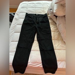 BDG black jeans with knee rips